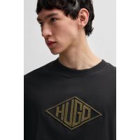 Ανδρικό Dalendi T-Shirt Μαύρο Hugo 50534934-001