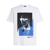 Ανδρικό T-shirt Λευκό Karl Lagerfeld Jeans A2M17036-100 WHITE