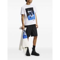 Ανδρικό T-shirt Λευκό Karl Lagerfeld Jeans A2M17036-100 WHITE