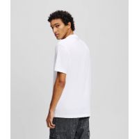 Ανδρικό Monogram T-shirt Λευκό Karl Lagerfeld Jeans A2M17072-100 WHITE