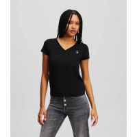 Γυναικείο Slim T-shirt Μαύρο Karl Lagerfeld Jeans A2W17097-999 BLACK