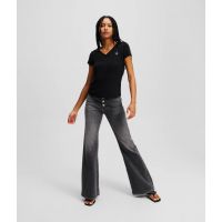 Γυναικείο Slim T-shirt Μαύρο Karl Lagerfeld Jeans A2W17097-999 BLACK