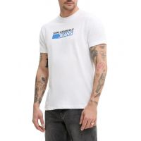 Ανδρικό Slim T-shirt Λευκό Karl Lagerfeld Jeans A2M17074-100 WHITE