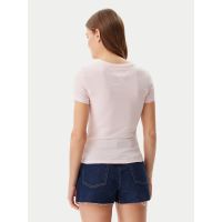 Γυναικείο Slim T-shirt Ροζ Tommy Jeans DW0DW20316-TH3