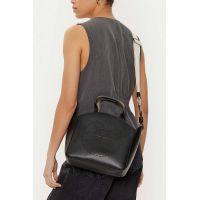 Γυναικεία Δερμάτινη K/Circle Tote Τσάντα Μαύρη Karl Lagerfeld A1W30058-999 Black