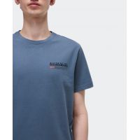 Ανδρικό S-Kasba T-shirt Μπλε Napapijri NP0A4HQQ-G1Y1