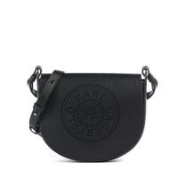 Γυναικεία Δερμάτινη K/Circle Τσάντα Μαύρη Karl Lagerfeld A1W30212-999 Black