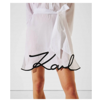 Γυναικείο DNA Signature Beach Φόρεμα Λευκό Karl Lagerfeld A2W46075-100 White