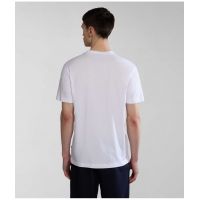 Ανδρικό S-Kasba T-shirt Λευκό Napapijri NP0A4HQQ-0021