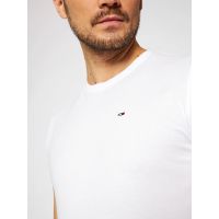 Ανδρικό T-shirt Λευκό Tommy Jeans DM0DM04411-100