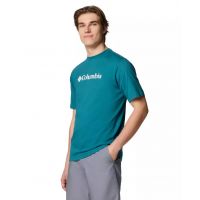 Ανδρικό CSC Basic Logo T-shirt Πετρόλ Columbia 1680053-364