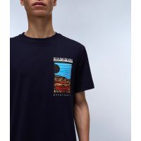 Ανδρικό Valdor T-shirt Navy Μπλε Napapijri NP0A4IE6-1761