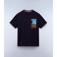 Ανδρικό Valdor T-shirt Navy Μπλε Napapijri NP0A4IE6-1761