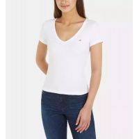 Γυναικείο Slim Essential T-shirt Λευκό Tommy Jeans DW0DW17385-YBR