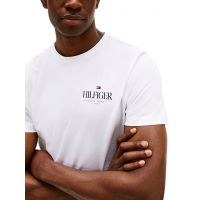 Ανδρικό T-shirt Λευκό Tommy Hilfiger MW0MW39355-YBR