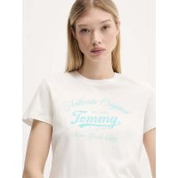 Γυναικείο T-shirt Λευκό Tommy Jeans DW0DW21404-YBL