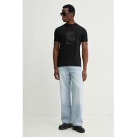 Ανδρικό T-shirt Μαύρο Karl Lagerfeld 755054 552221-990