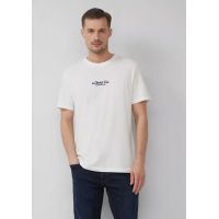 Ανδρικό T-shirt Λευκό S.Oliver 2166827-01D1