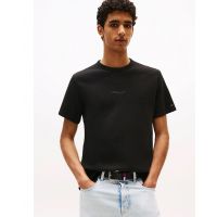 Ανδρικό T-shirt Μαύρο Tommy Jeans DM0DM21778-BDS