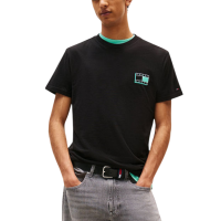Ανδρικό T-shirt Μαύρο Tommy Jeans DM0DM21577-BDS