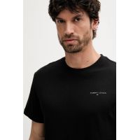 Ανδρικό T-shirt Μαύρο Tommy Jeans DM0DM21780-BDS