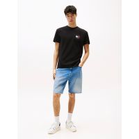 Ανδρικό T-shirt Μαύρο Tommy Jeans DM0DM21910-BDS