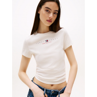 Γυναικείο T-shirt Off White Tommy Jeans DW0DW21422-YBH