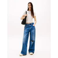 Γυναικείο T-shirt Off White Tommy Jeans DW0DW21422-YBH