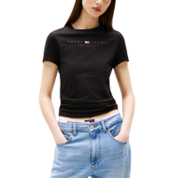 Γυναικείο T-shirt Μαύρο Tommy Jeans DW0DW21422-BDS
