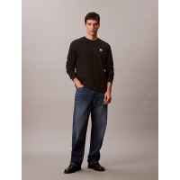 Ανδρικό Μακρυμάνικο T-shirt Μαύρο Calvin Klein LV040EM217-UB1