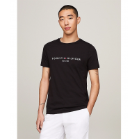 Ανδρικό T-shirt Μαύρο Tommy Hilfiger MW0MW11465-BAS