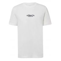 Ανδρικό T-shirt Λευκό S.Oliver 2166827-01D1