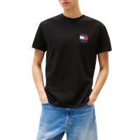 Ανδρικό T-shirt Μαύρο Tommy Jeans DM0DM21910-BDS
