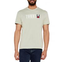 Ανδρικό T-shirt Μέντα Tommy Jeans DM0DM21941-M1C