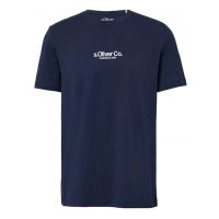 Ανδρικό T-shirt Navy Μπλε S.Oliver 2166827-58D1