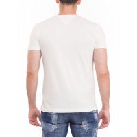 Ανδρικό T-shirt Λευκό Tommy Hilfiger MW0MW11465-118