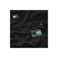 Ανδρικό T-shirt Μαύρο Tommy Jeans DM0DM21577-BDS