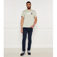 Ανδρικό T-shirt Μέντα Tommy Jeans DM0DM21941-M1C