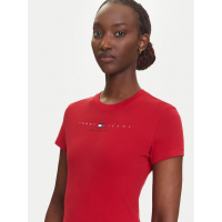 Γυναικείο T-shirt Κόκκινο Tommy Jeans DW0DW21422-XLE