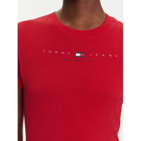 Γυναικείο T-shirt Κόκκινο Tommy Jeans DW0DW21422-XLE