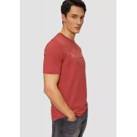 Ανδρικό T-shirt Κόκκινο S.Oliver 2139909-35D1