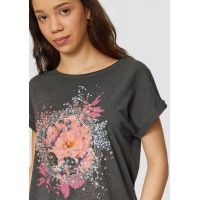 Γυναικείο T-shirt Μαύρο S.Oliver 2162987-99D0