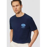 Ανδρικό T-Shirt Navy Μπλε S.Oliver 2164753-58D2