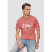 Ανδρικό T-Shirt Κοραλί S.Oliver 2164753-42D1