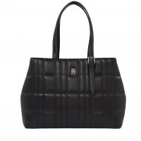 Γυναικεία TH Feminine Tote Τσάντα Μαύρη Tommy Hilfiger AW0AW17452-BDS