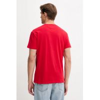 Ανδρικό T-shirt Κόκκινο Tommy Jeans DM0DM21911-XLE