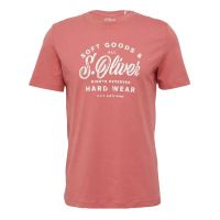 Ανδρικό T-Shirt Κοραλί S.Oliver 2164753-42D1
