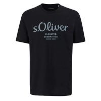 Ανδρικό T-shirt Μαύρο S.Oliver 2139909-99D1