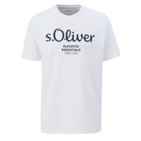 Ανδρικό T-shirt Λευκό S.Oliver 2139909-01D1
