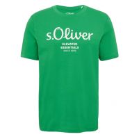 Ανδρικό T-shirt Πράσινο S.Oliver 2139909-75D1